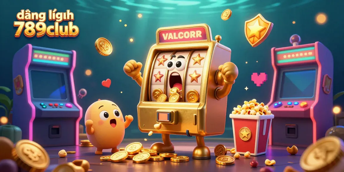 Engage in fun gameplay and excitement with the stunning 3D depiction of đăng nhập 789club, showcasing joyful slot machines.