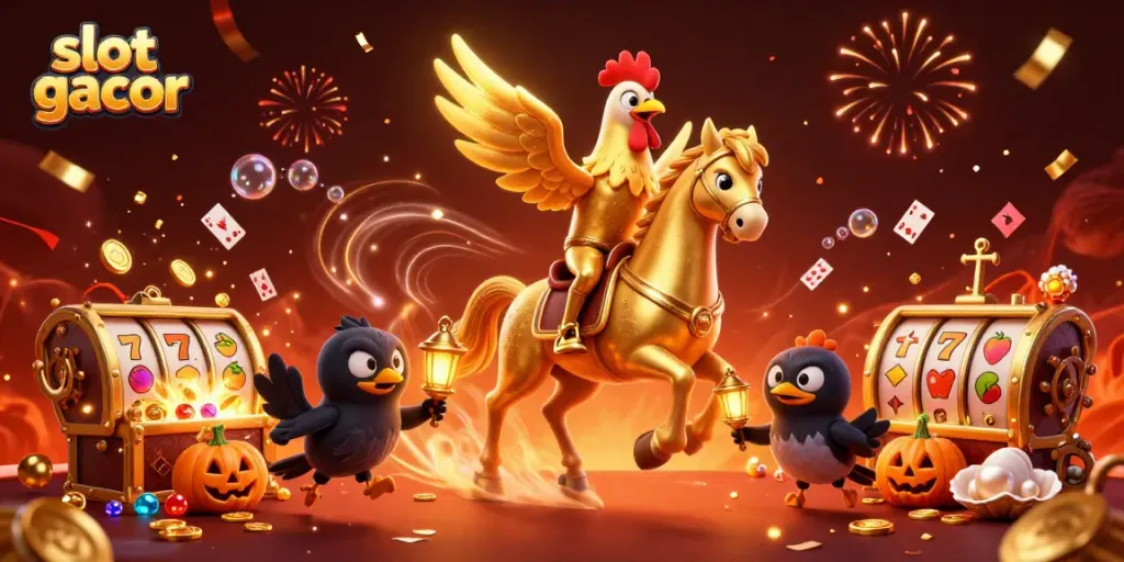 Slot gacor menampilkan ilustrasi 3D dengan karakter unik dan elemen permainan yang kaya, ideal untuk pemain.