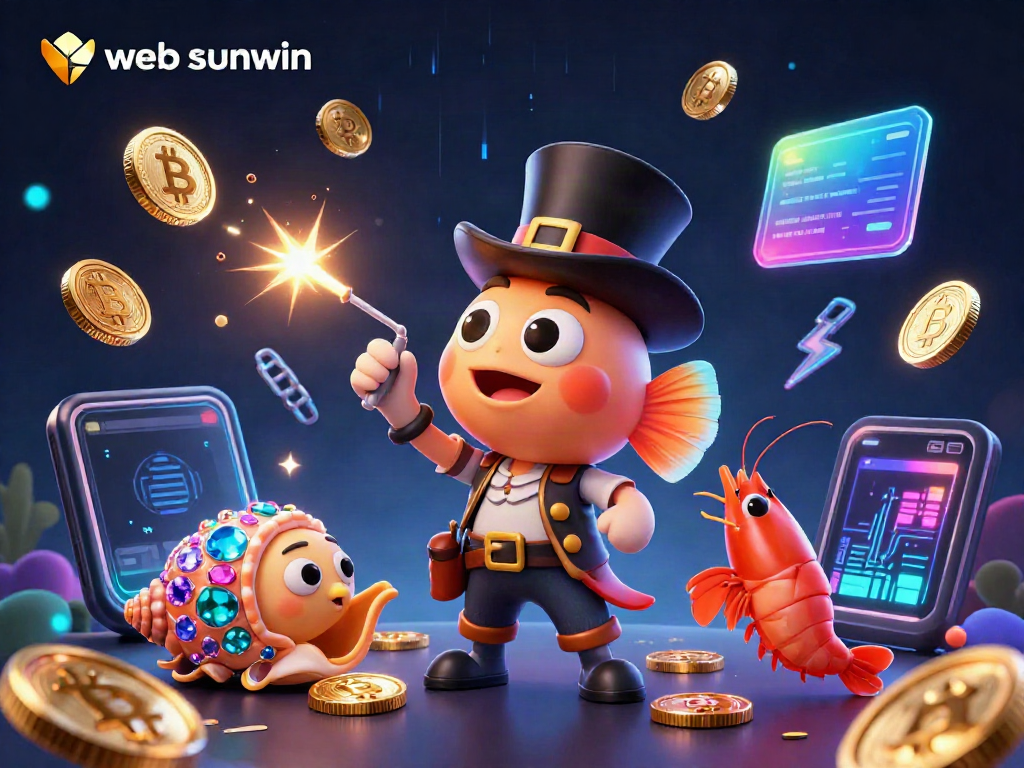 Play exciting games and win at web sunwin with vibrant casino elements and characters.