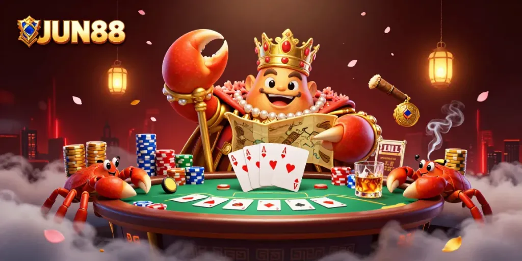 Engage in thrilling poker games at JUN88 with lavish visuals and rich gaming experience.