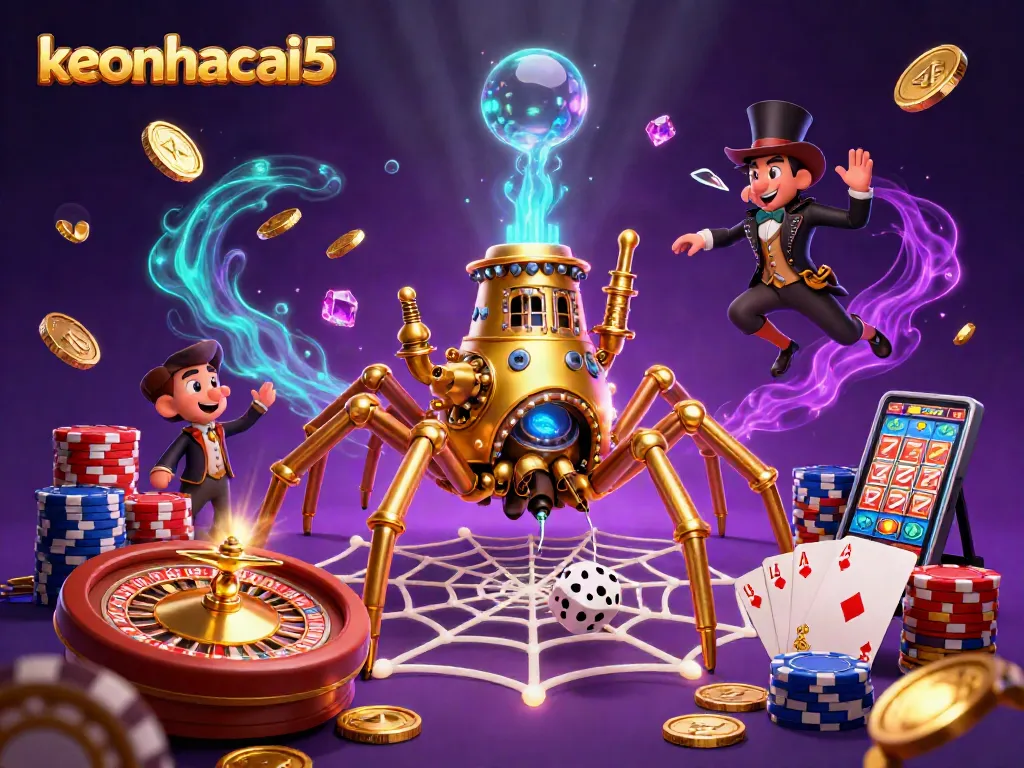 Catch twice the luck with keonhacai5 while navigating a web of epic gaming adventures.