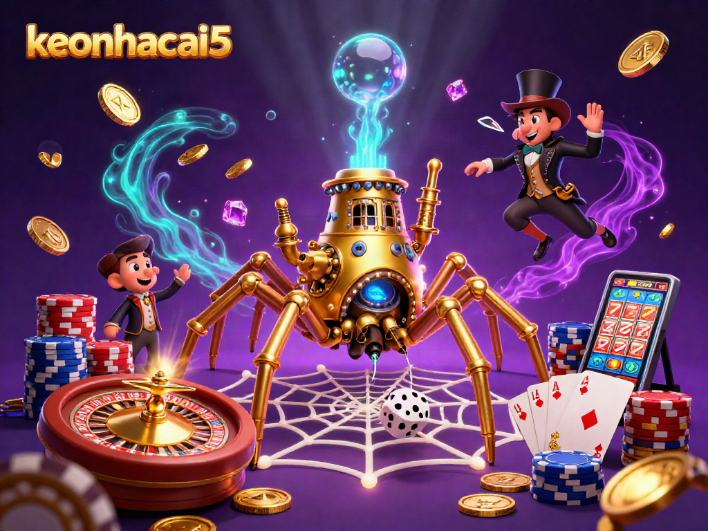 Catch twice the luck with keonhacai5 while navigating a web of epic gaming adventures.