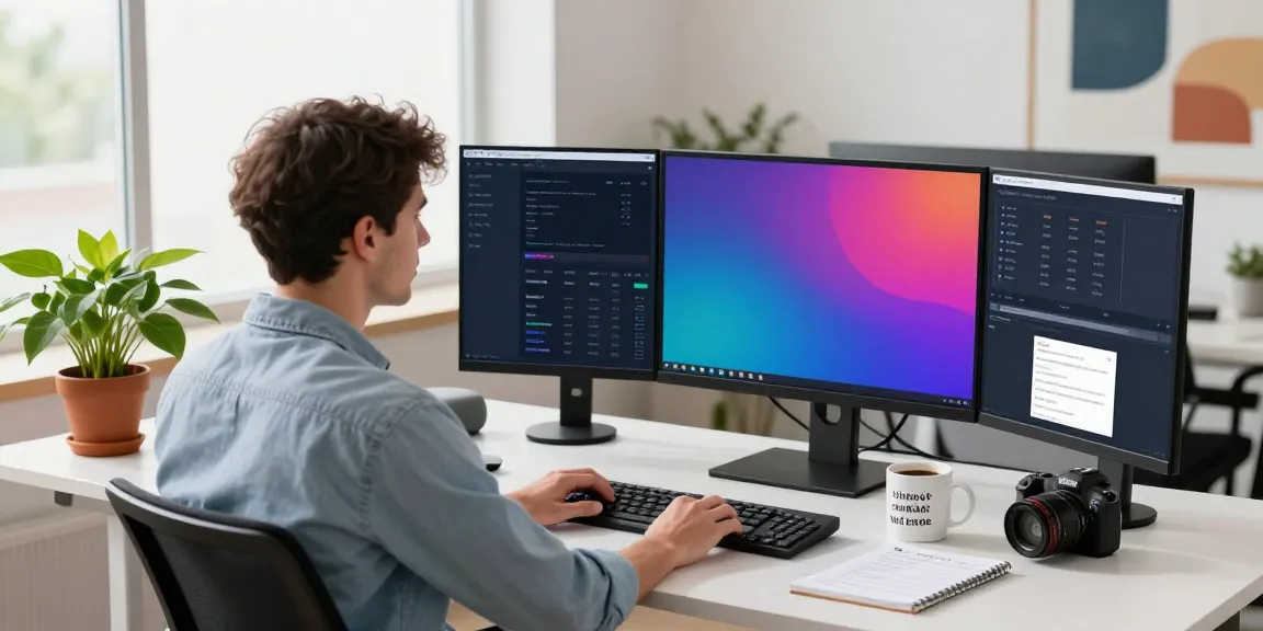 Digital marketer analyzing instant indexing metrics in a bright office.