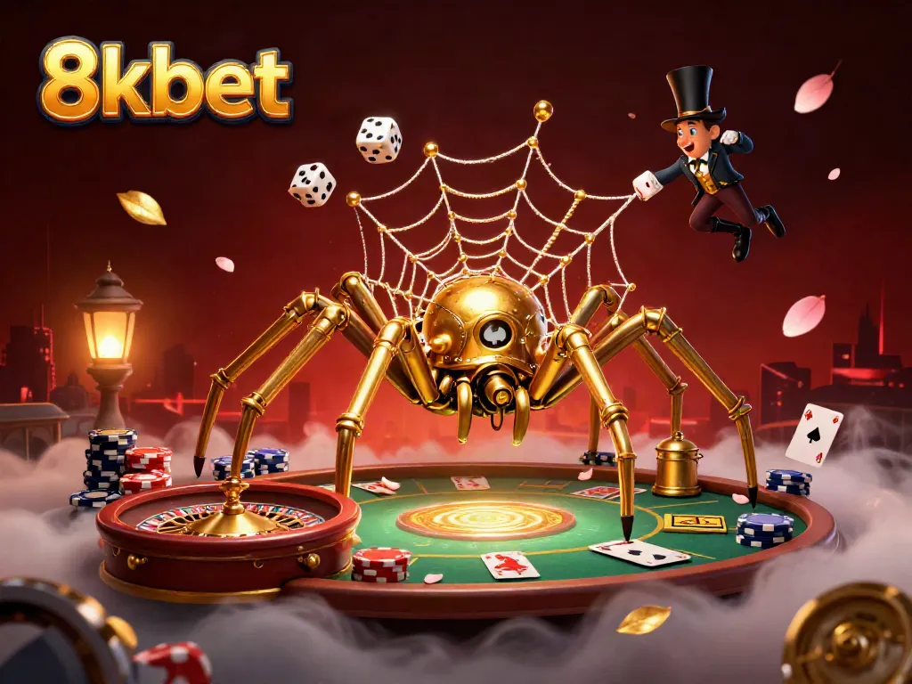 Engage with 8kbet's unique casino adventure featuring a rich steampunk scene.