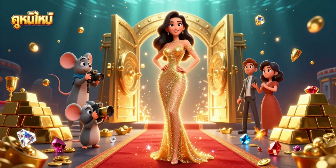 Experience thrilling ดูหนังใหม่ action in a vibrant 3D casino scene with stunning visuals and dynamic elements.