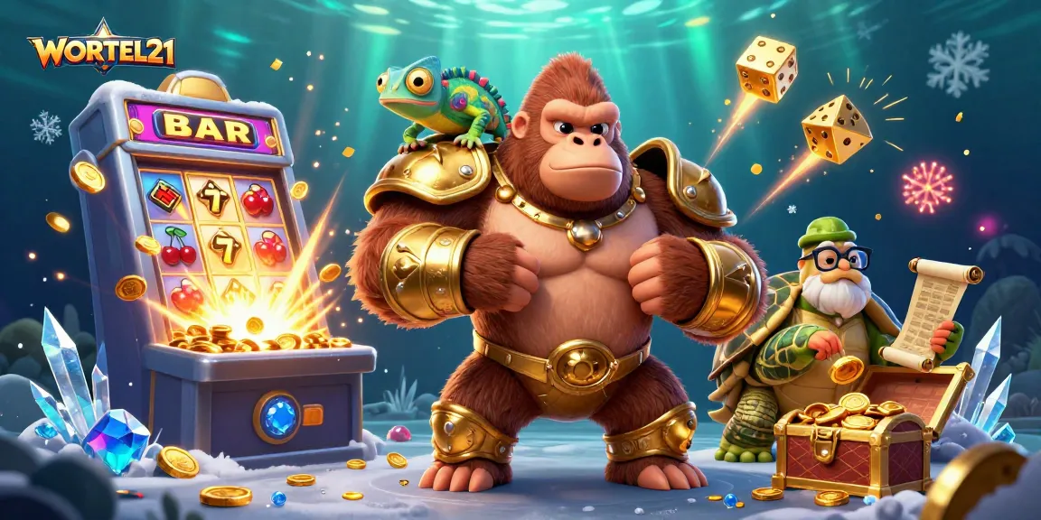 WORTEL21 showcases a vibrant casino scene with dynamic characters and thrilling game elements.