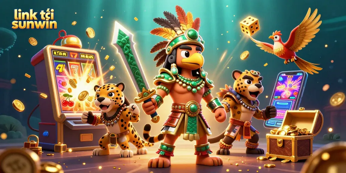 Win big with link tải sunwin while enjoying a vibrant casino adventure with Aztec warriors.