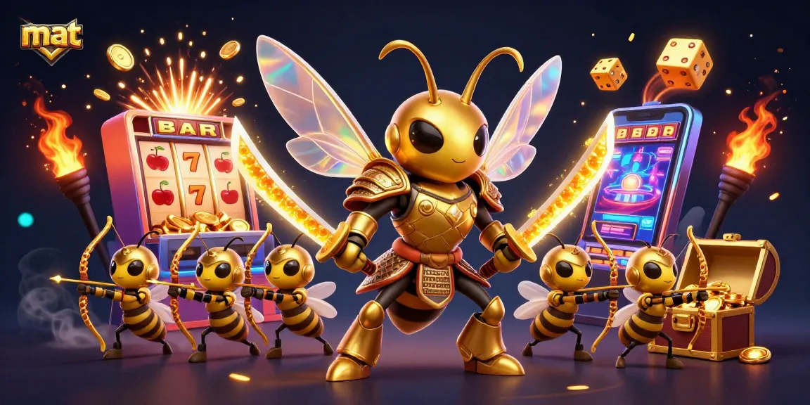 Experience vibrant casino action in this dynamic mat-themed illustration.