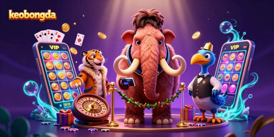 keobongda welcomes VIP guests with a woolly mammoth bouncer at a bustling casino entrance.
