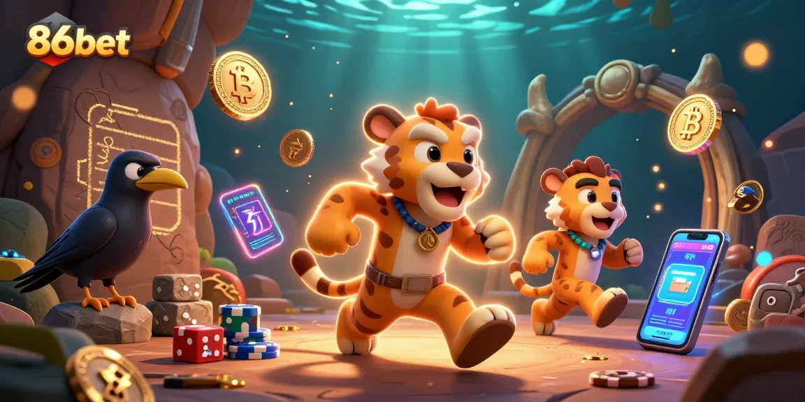Win big with 86bet at the vibrant prehistoric casino, featuring dynamic gaming elements.