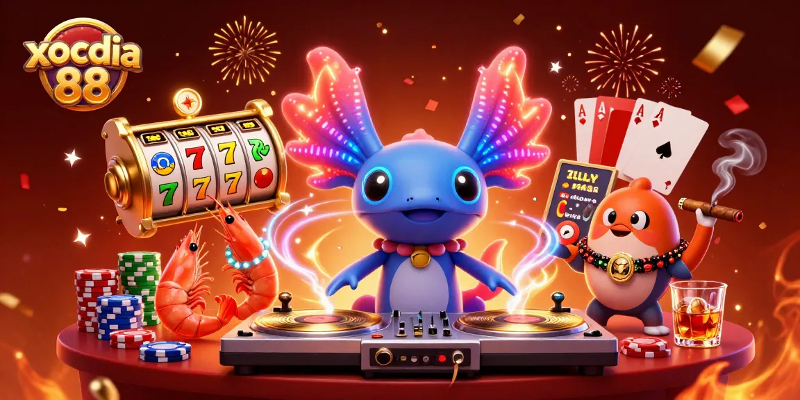Enjoy the thrilling action at xocdia 88 with lively gaming characters and dynamic casino elements.