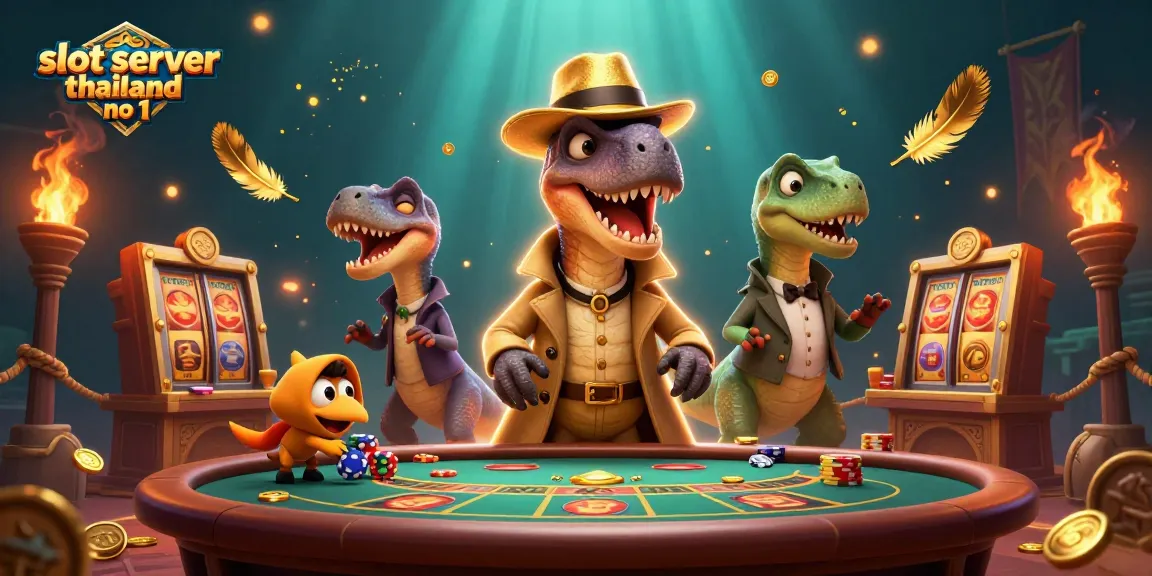 Play thrilling slots with the leading slot server thailand no 1, featuring dynamic casino characters.