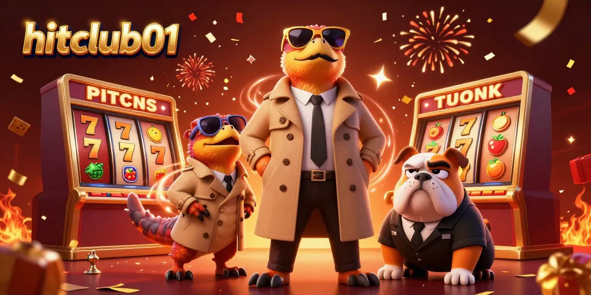 Experience hitclub01 with vibrant raptors and thrilling casino excitement in a dynamic scene.