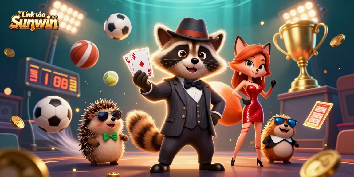Engage in exciting bets at Link vào Sunwin chính thức with dynamic 3D characters, casino elements, and vibrant atmosphere.