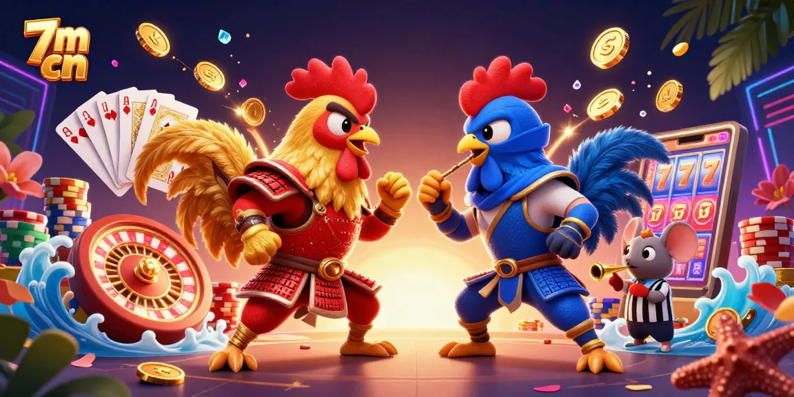 Bet on thrilling 7m cn showdowns featuring roosters, coins, and casino excitement.