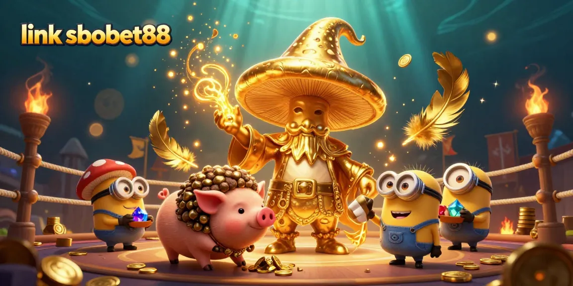 Join the excitement at link sbobet88 with magical betting adventures amidst golden treasures and vibrant characters.