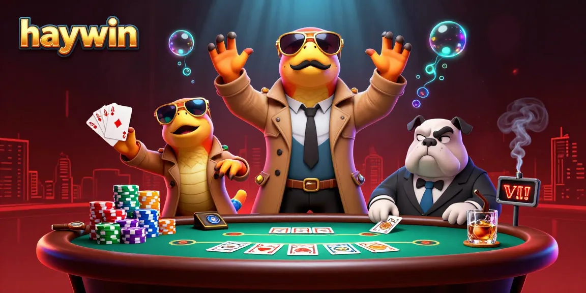 Engage with haywin's vibrant raptors entering a VIP casino scene filled with poker excitement.